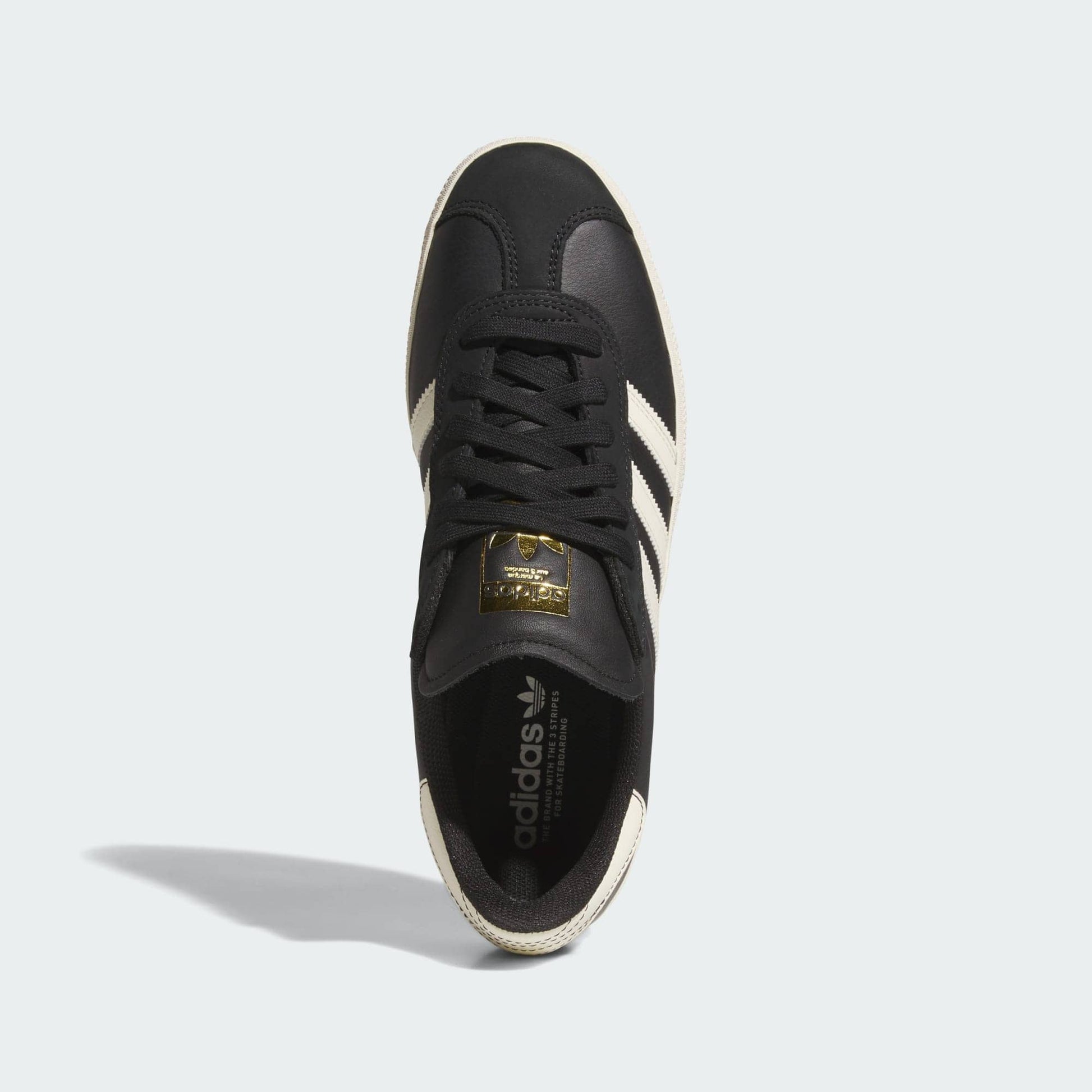 ADIDAS SKATEBOARDING SHOE ADIDAS Adidas Gazelle ADV - Black Cream Leather