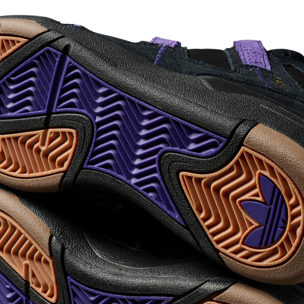 ADIDAS SKATEBOARDING SHOE ADIDAS Adidas Kader Pro - Core Black Collegiate Purple