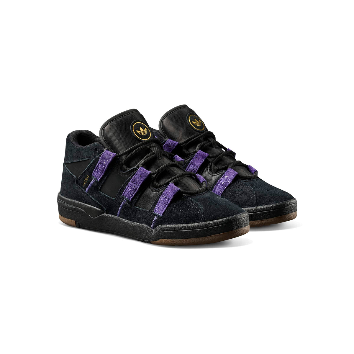 ADIDAS SKATEBOARDING SHOE ADIDAS Adidas Kader Pro - Core Black Collegiate Purple