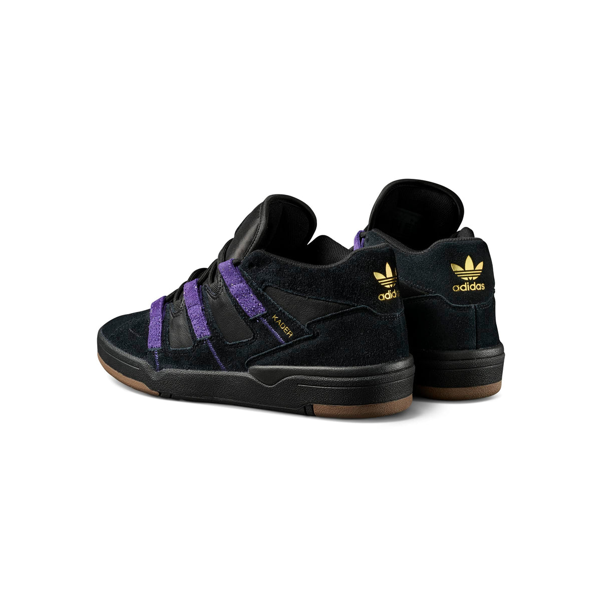 ADIDAS SKATEBOARDING SHOE ADIDAS Adidas Kader Pro - Core Black Collegiate Purple