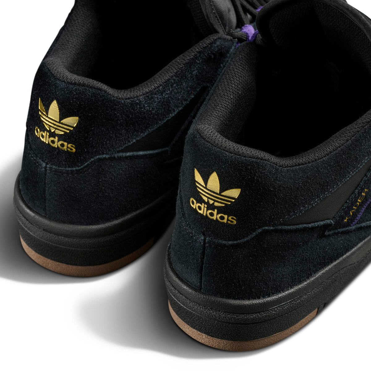 ADIDAS SKATEBOARDING SHOE ADIDAS Adidas Kader Pro - Core Black Collegiate Purple