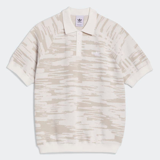 ADIDAS SKATEBOARDING SHORT SLEEVE SHIRT Adidas Nora Knitted Polo Jersey - White