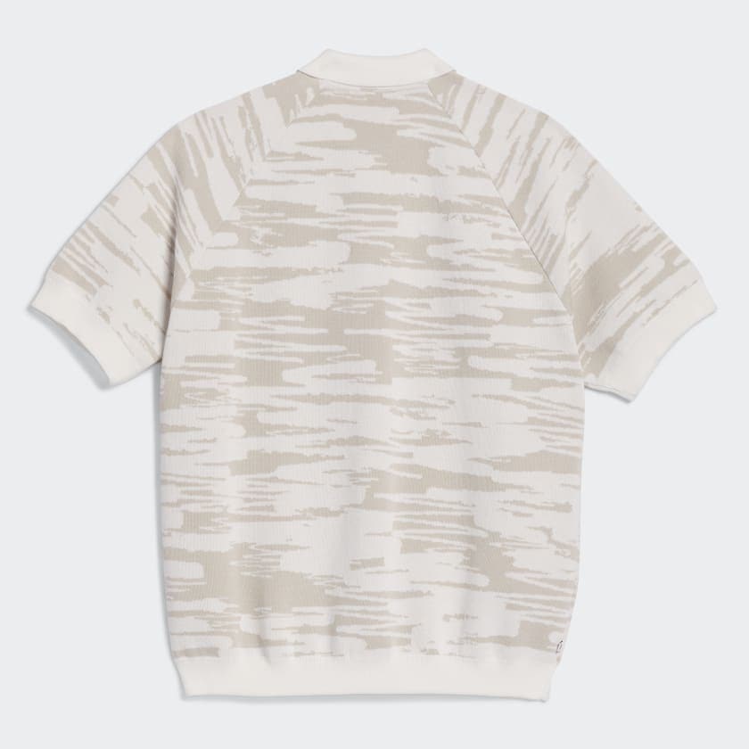 ADIDAS SKATEBOARDING SHORT SLEEVE SHIRT Adidas Nora Knitted Polo Jersey - White