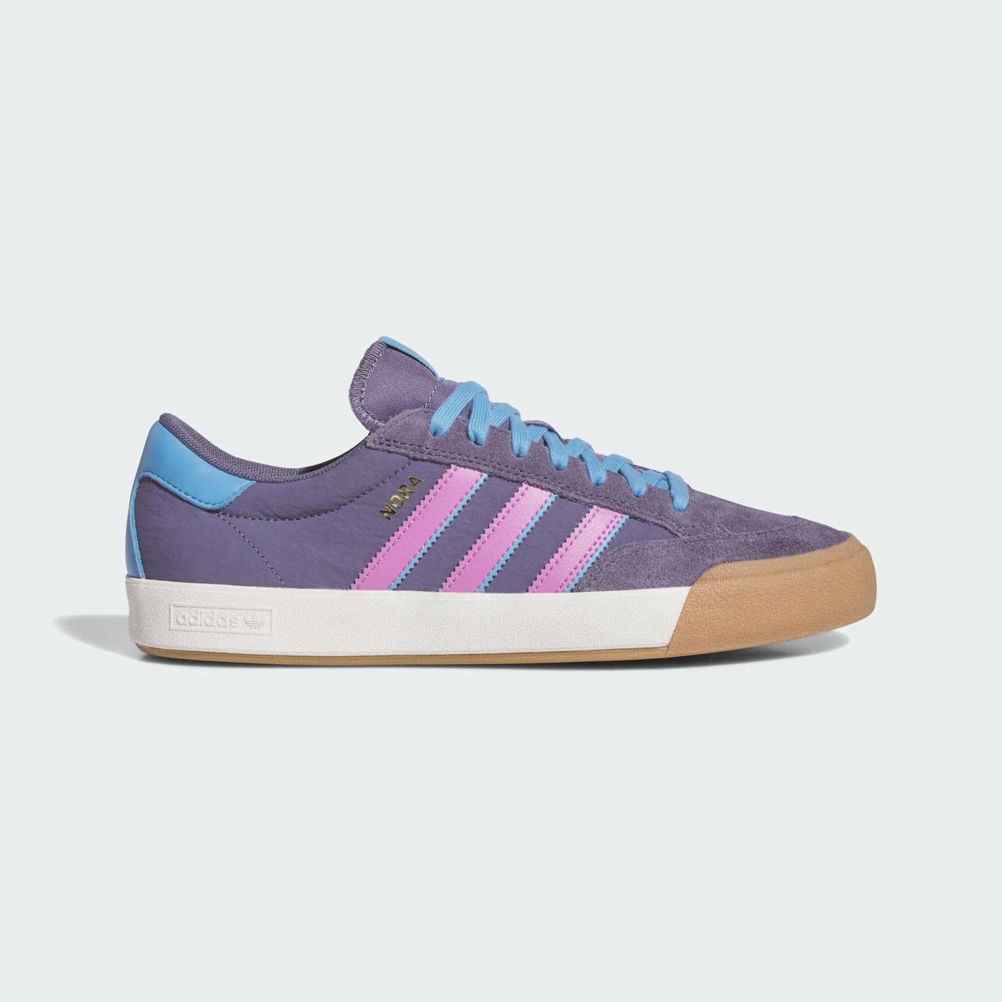 ADIDAS SKATEBOARDING SHOE ADIDAS Adidas Nora - Violet Blue Gold