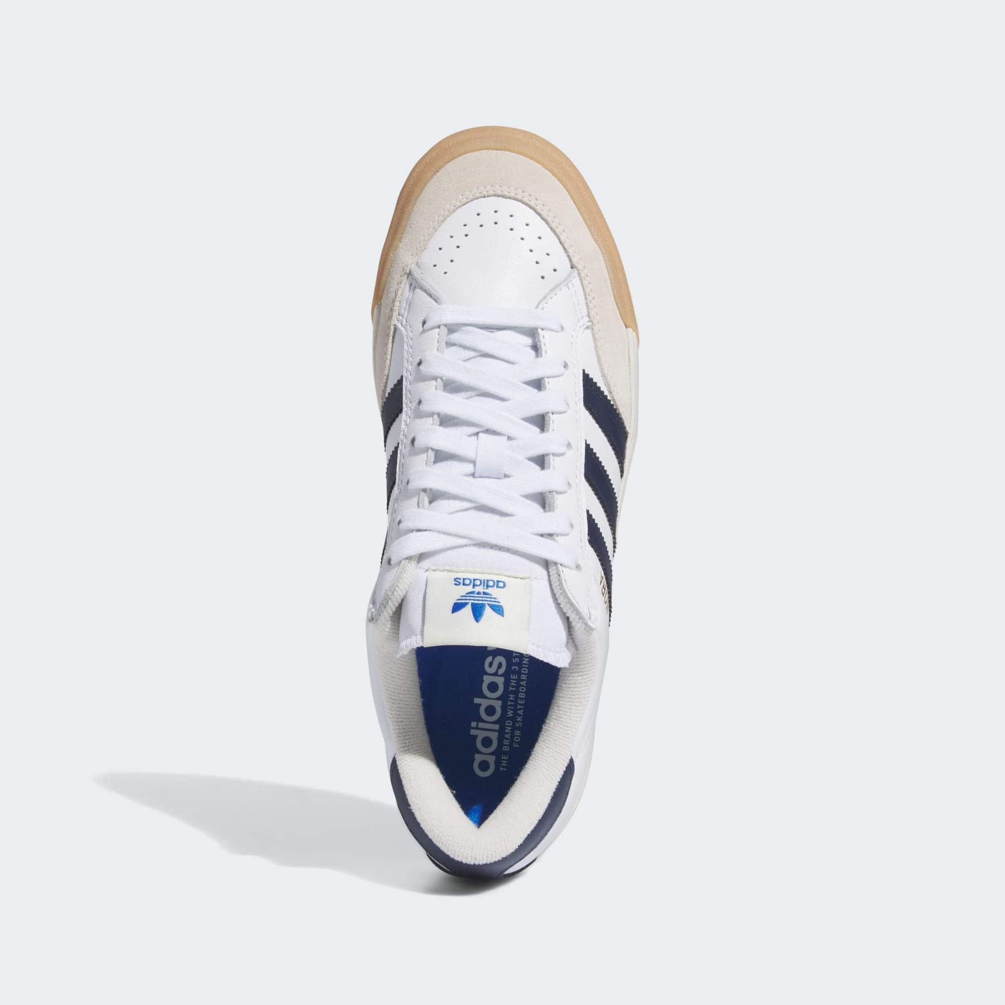 Adidas Nora - White Navy Gum – Holistic Skateshop