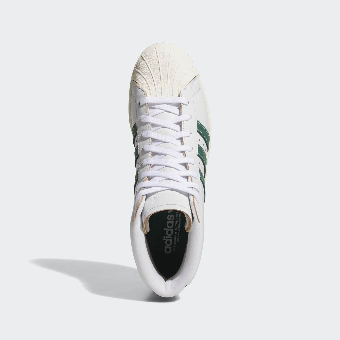 ADIDAS SKATEBOARDING SHOE ADIDAS 9.5 Adidas Pro Model 80 ADV - White Green