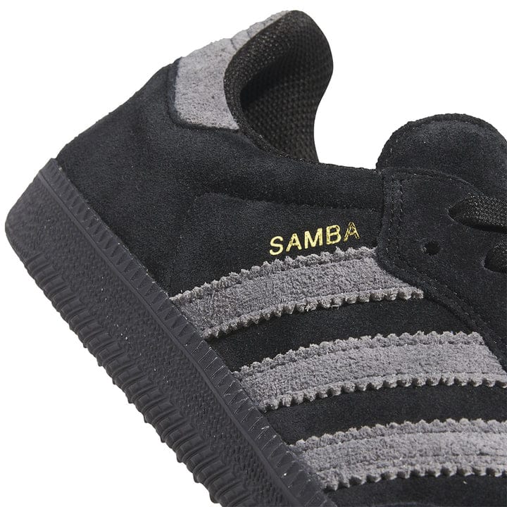 Adidas Samba ADV - Black Grey Holistic Skateshop Adidas Samba ADV - Black Grey Holistic Skateshop