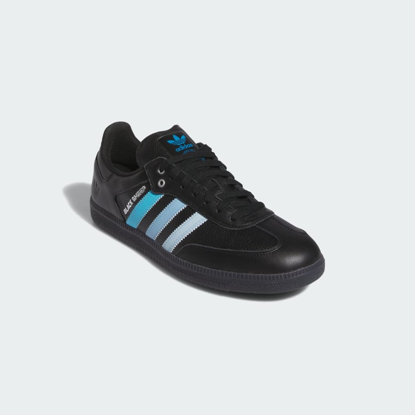 ADIDAS SKATEBOARDING SHOE ADIDAS Adidas Samba ADV - (Black Sheep) Core Black Blue