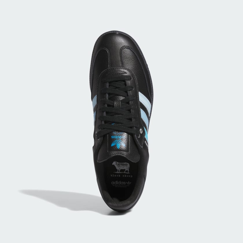 Adidas Samba ADV - (Black Sheep) Core Black Blue Holistic Skateshop Adidas Samba ADV - (Black Sheep) Core Black Blue Holistic Skateshop