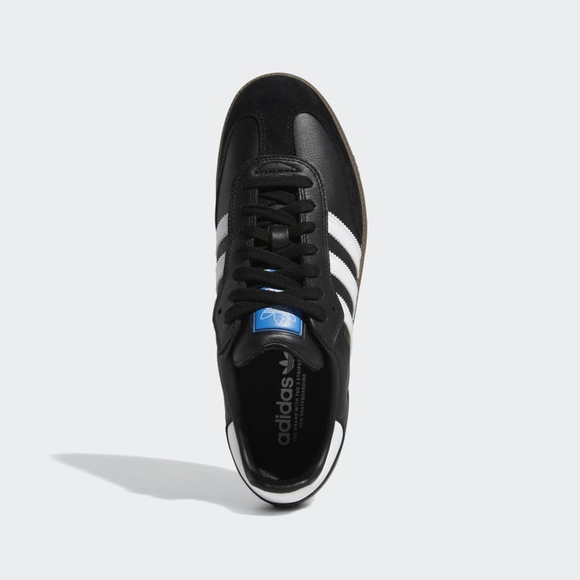 Adidas Samba ADV - Black White Gold – Holistic Skateshop