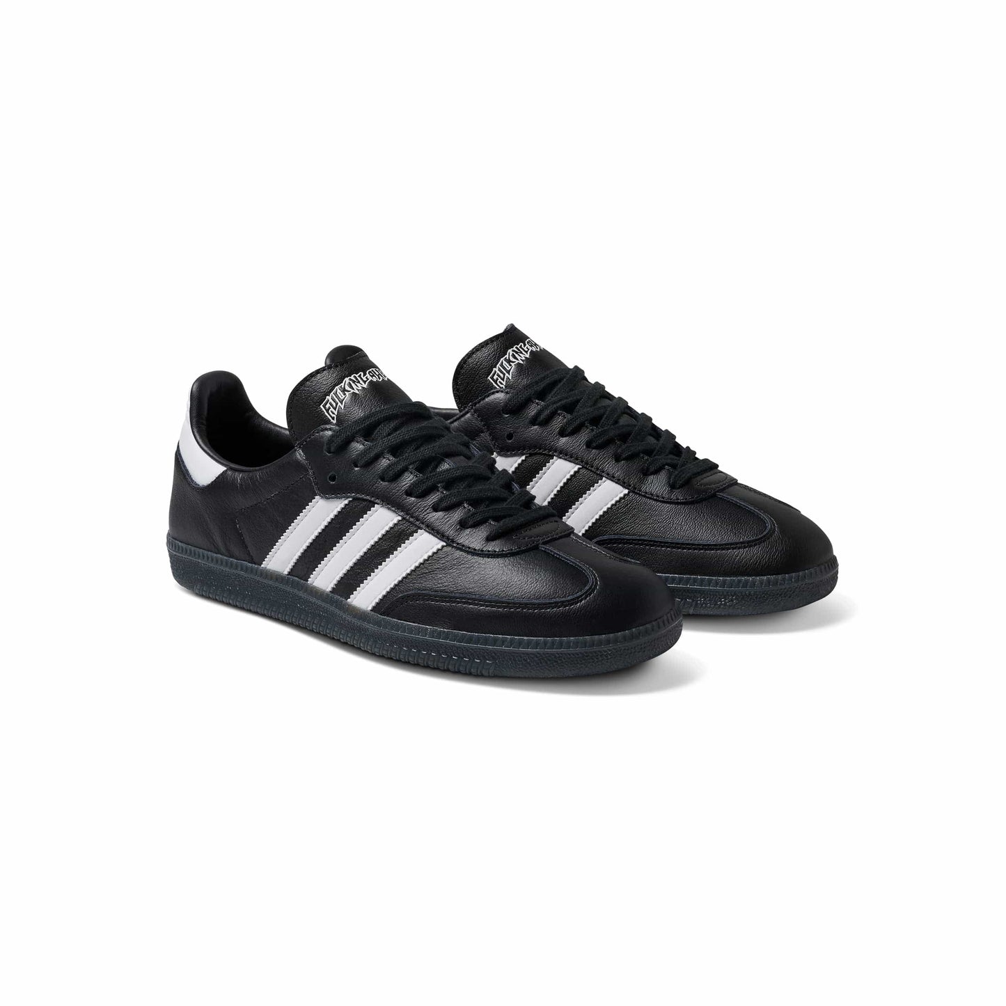 ADIDAS SKATEBOARDING SHOE ADIDAS Adidas Samba ADV - (Fucking Awesome) Black Leather