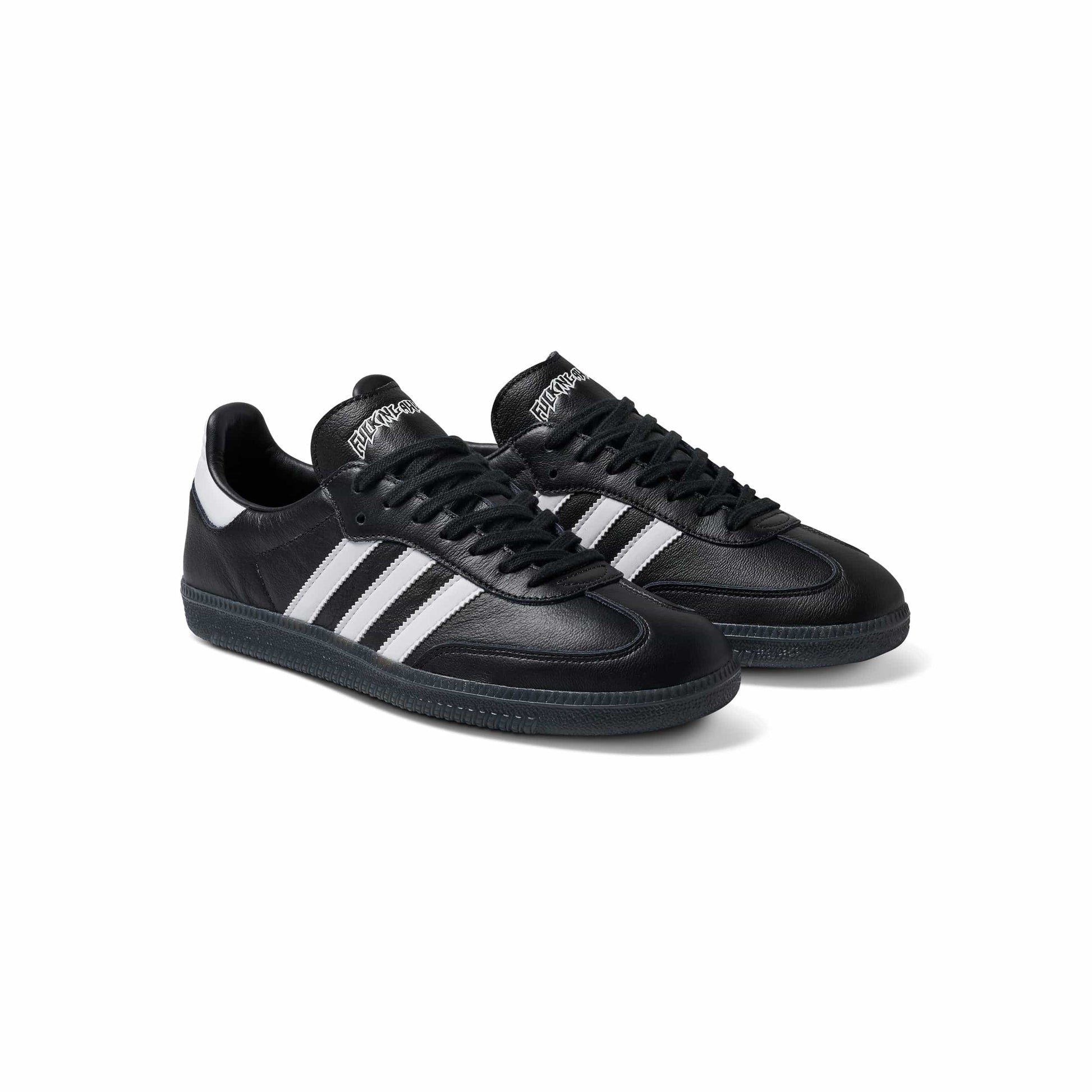 ADIDAS SKATEBOARDING SHOE ADIDAS Adidas Samba ADV - (Fucking Awesome) Black Leather