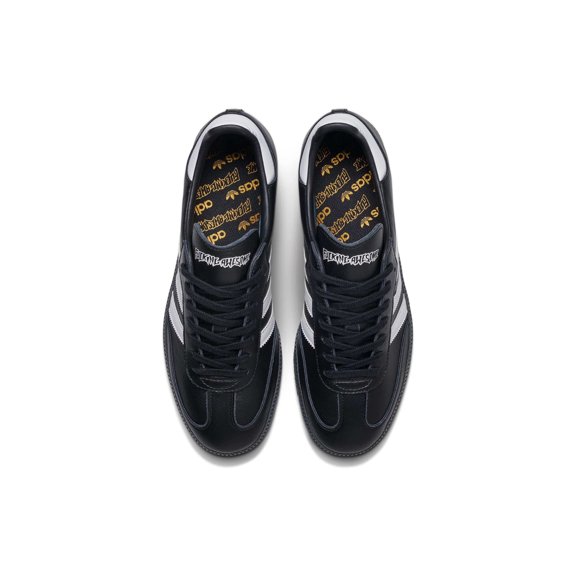 ADIDAS SKATEBOARDING SHOE ADIDAS Adidas Samba ADV - (Fucking Awesome) Black Leather