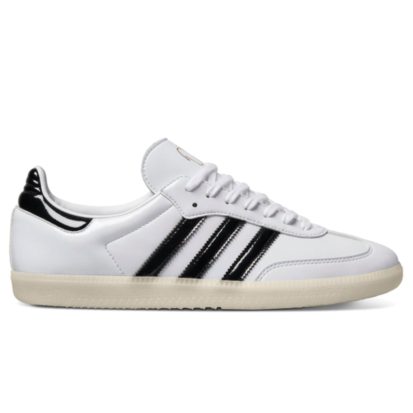 ADIDAS SKATEBOARDING SHOE ADIDAS Adidas Samba ADV - (Jason Dill) Patent White Leather