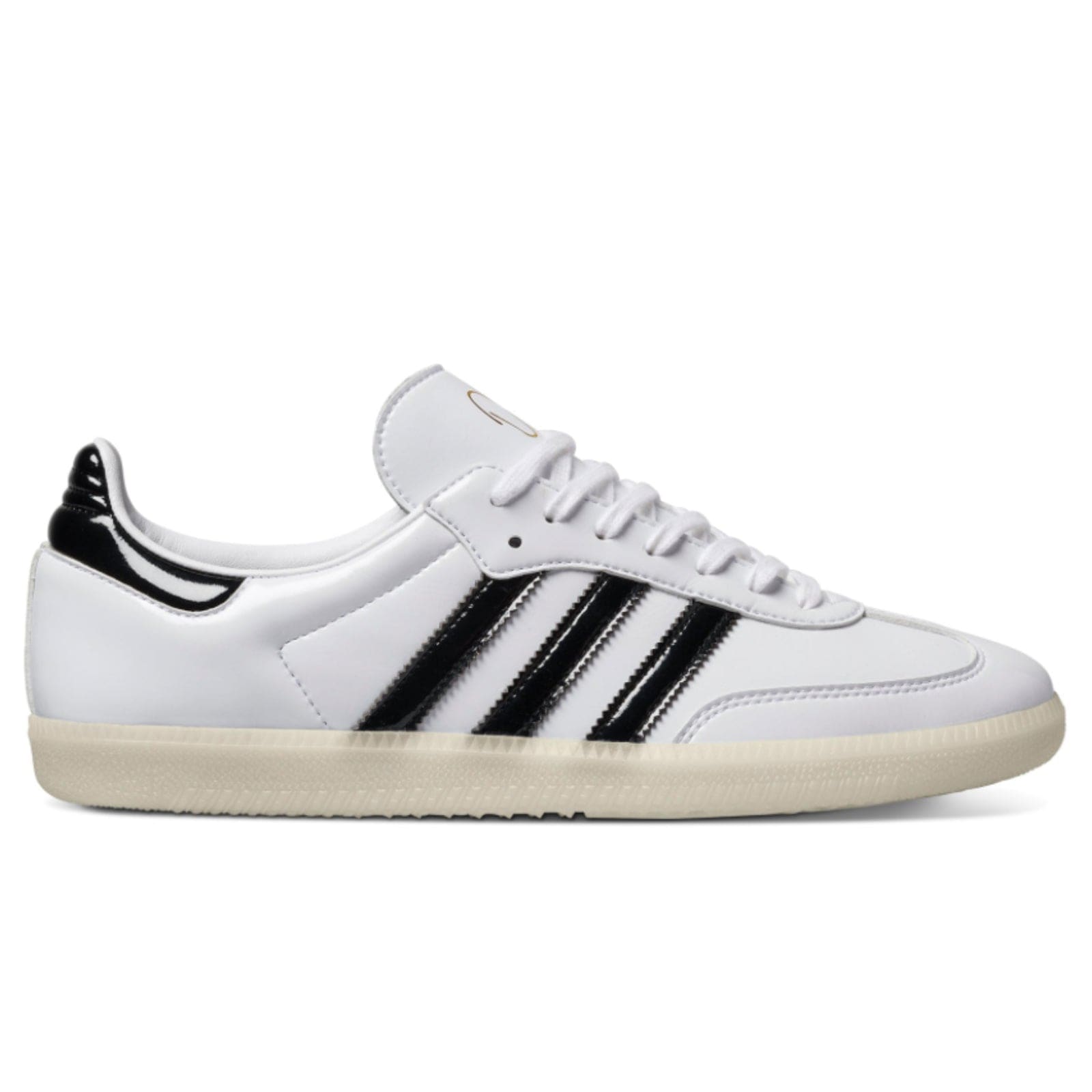 ADIDAS SKATEBOARDING SHOE ADIDAS Adidas Samba ADV - (Jason Dill) Patent White Leather