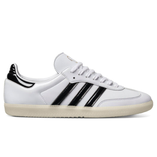 ADIDAS SKATEBOARDING SHOE ADIDAS Adidas Samba ADV - (Jason Dill) Patent White Leather