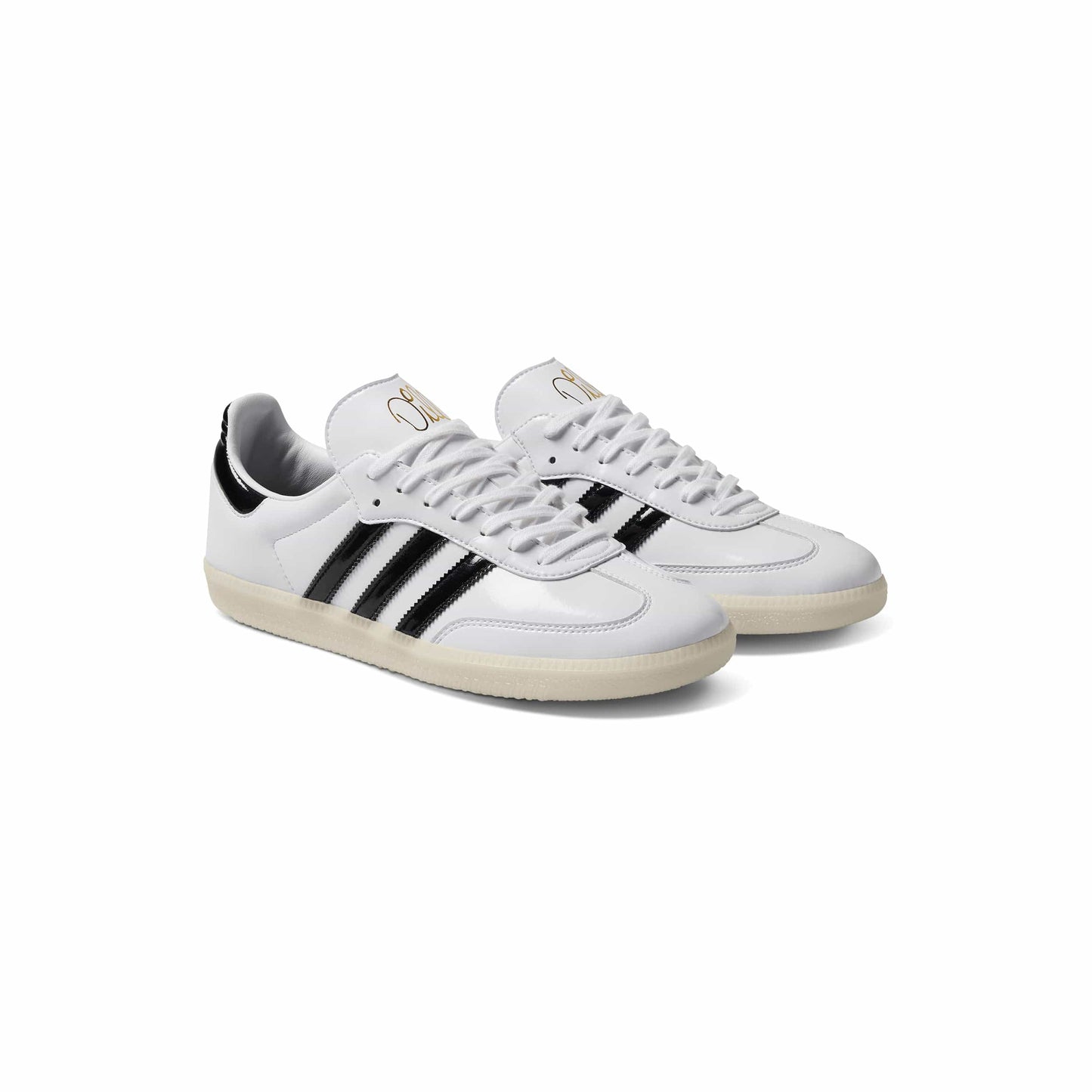 ADIDAS SKATEBOARDING SHOE ADIDAS Adidas Samba ADV - (Jason Dill) Patent White Leather