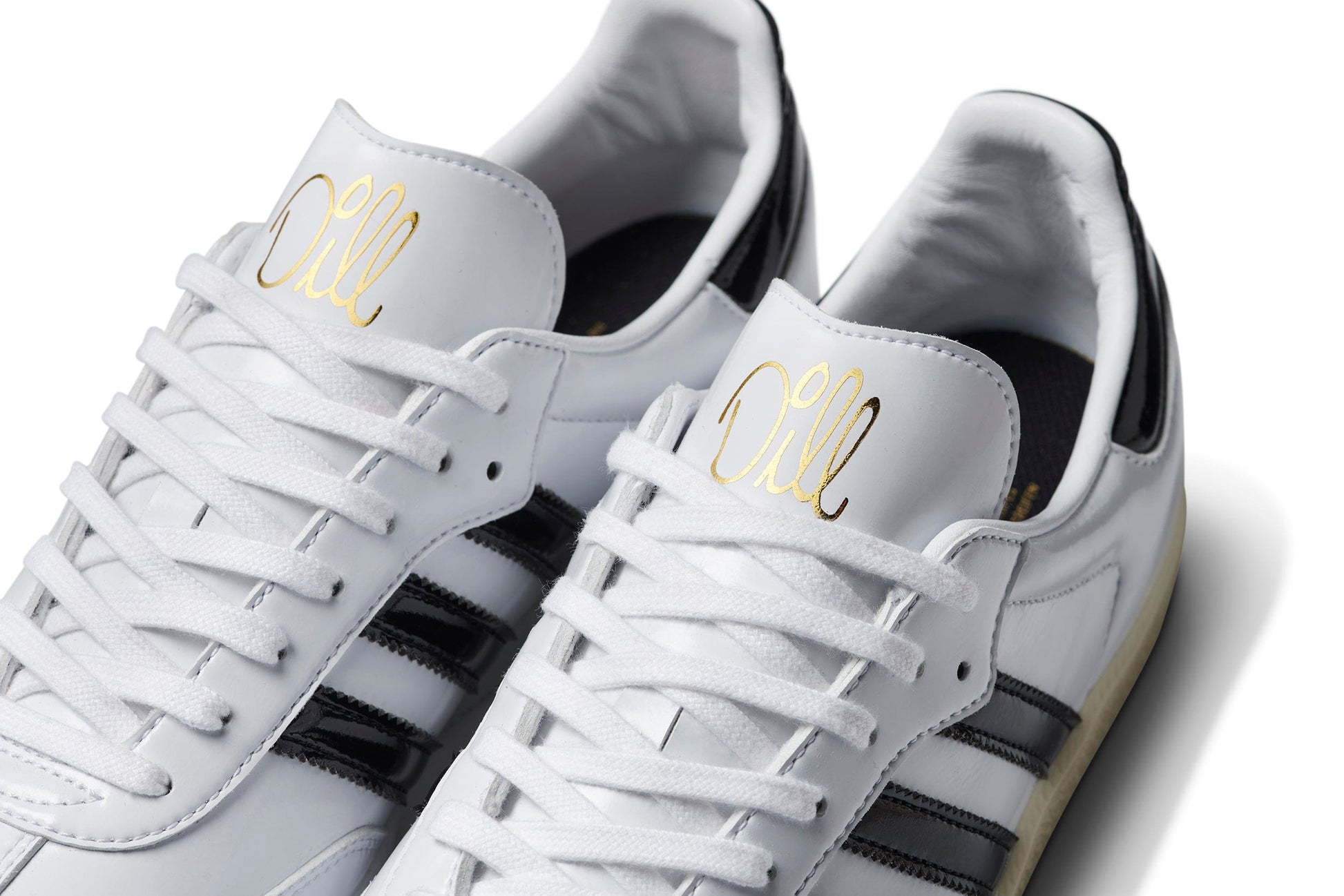 Adidas Samba ADV - (Jason Dill) Patent White Leather Holistic Skateshop Adidas Samba ADV - (Jason Dill) Patent White Leather Holistic Skateshop