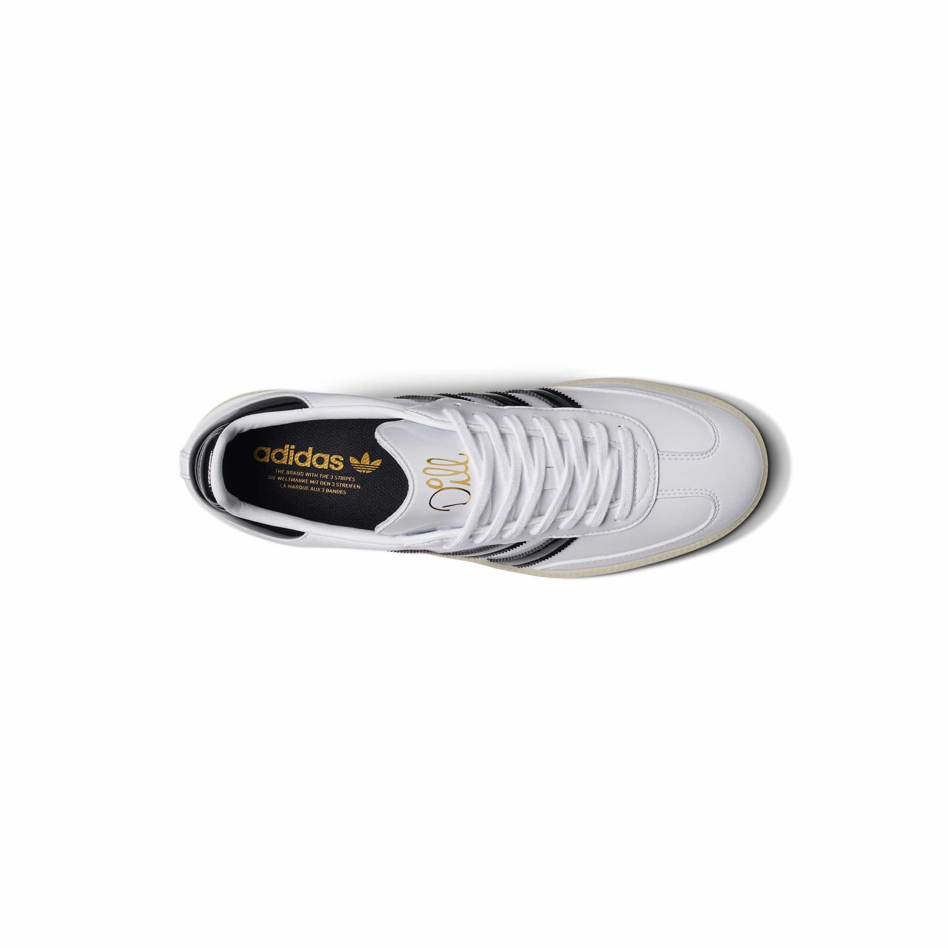 Adidas Samba ADV - (Jason Dill) Patent White Leather Holistic Skateshop Adidas Samba ADV - (Jason Dill) Patent White Leather Holistic Skateshop