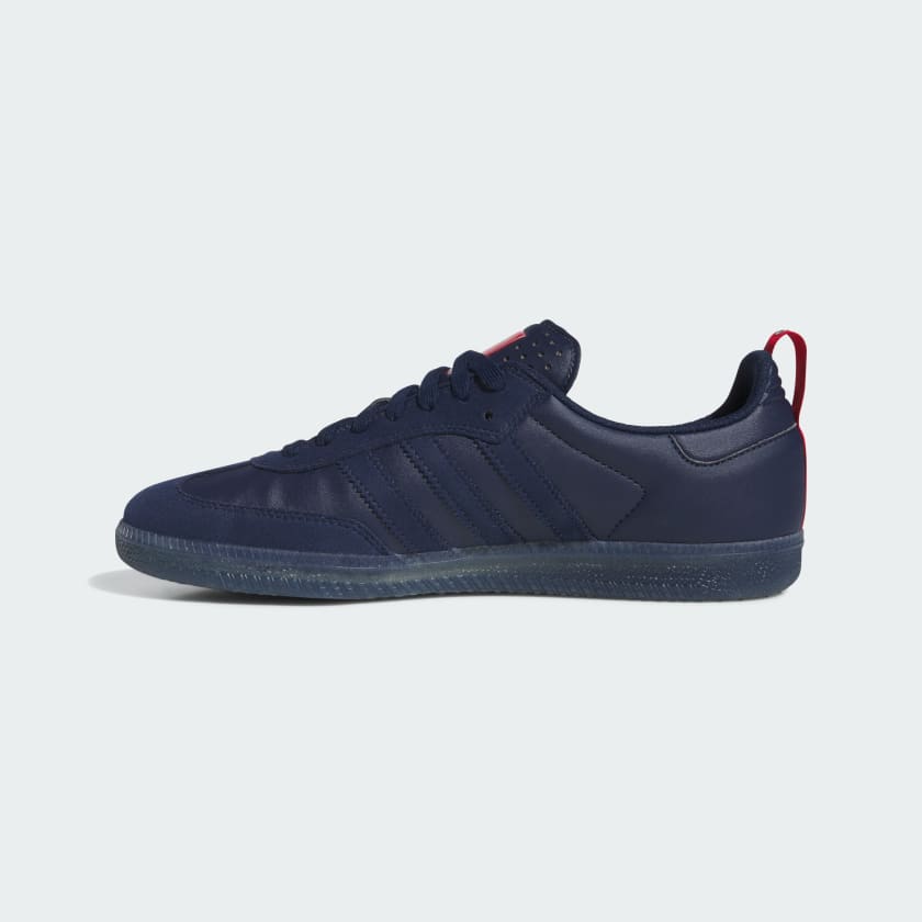 ADIDAS SKATEBOARDING SHOE ADIDAS Adidas Samba ADV - (Orchard) Navy Silver