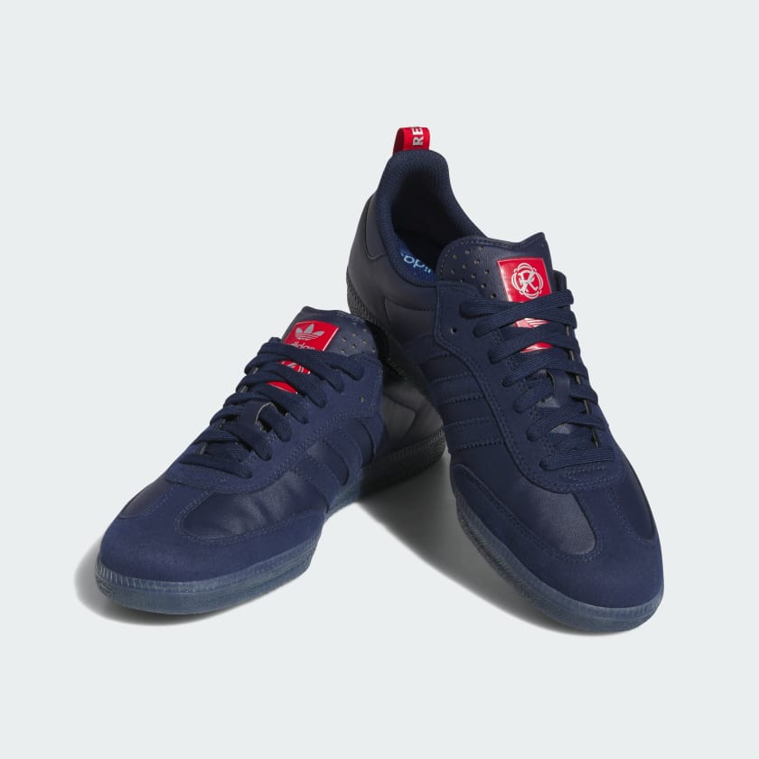 ADIDAS SKATEBOARDING SHOE ADIDAS Adidas Samba ADV - (Orchard) Navy Silver