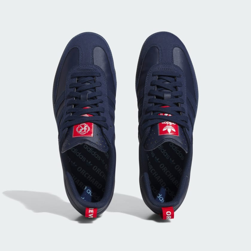 ADIDAS SKATEBOARDING SHOE ADIDAS Adidas Samba ADV - (Orchard) Navy Silver