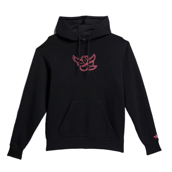 ADIDAS SKATEBOARDING HOODIE ADIDAS SHMOOFOIL LOGO HOODIE - BLACK