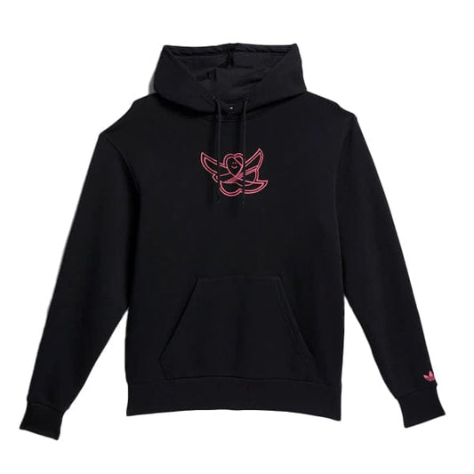 ADIDAS SKATEBOARDING HOODIE ADIDAS SHMOOFOIL LOGO HOODIE - BLACK