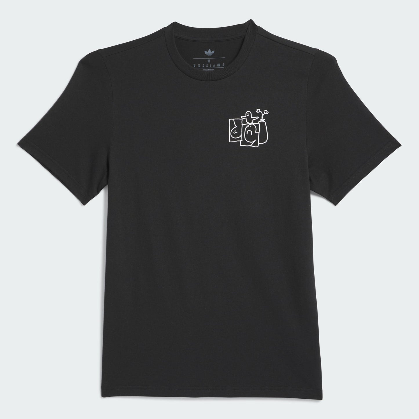 ADIDAS SKATEBOARDING T-SHIRT Adidas Shmoofoil Stairs Tee - White