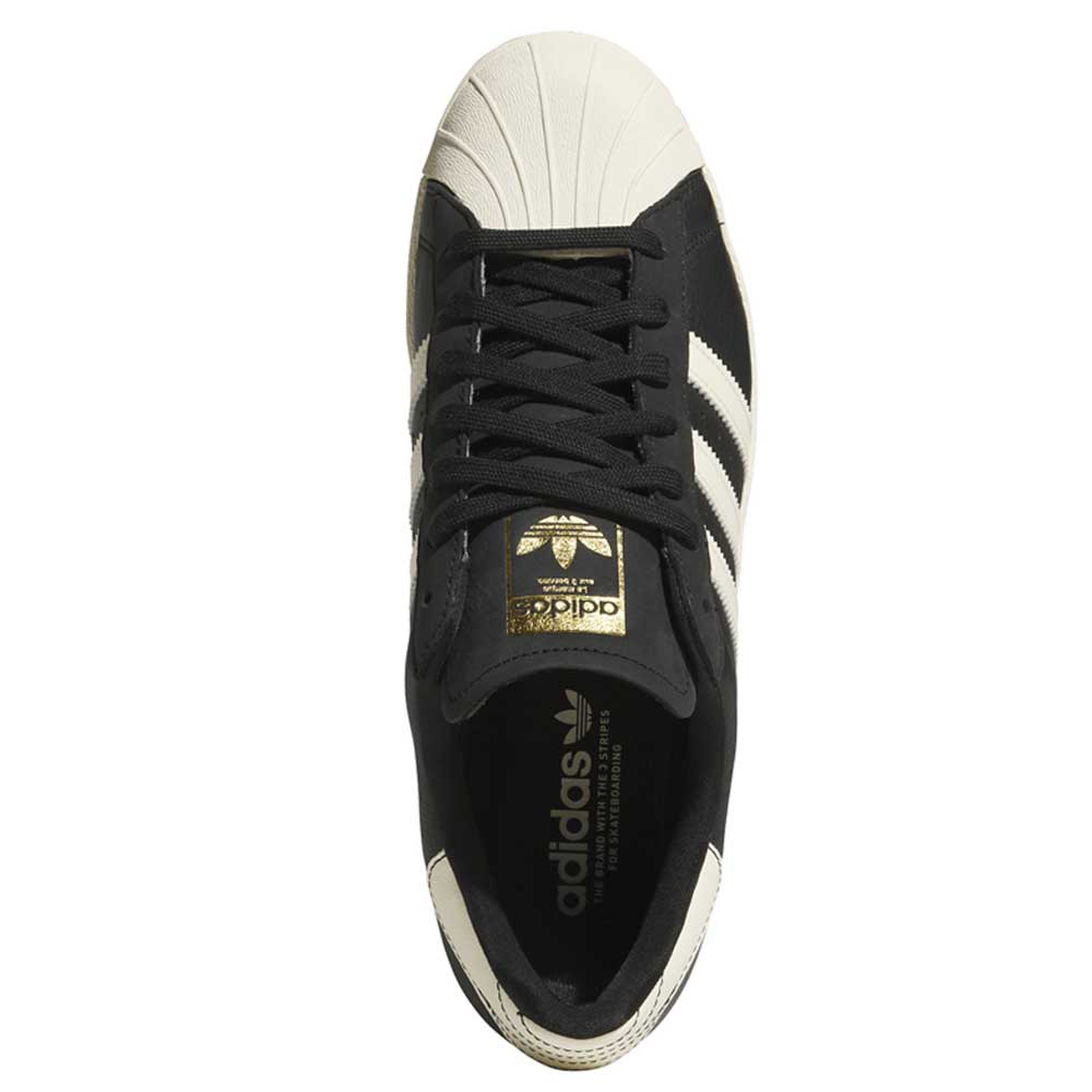 ADIDAS SKATEBOARDING SHOE ADIDAS Adidas Superstar 80 ADV - Black Cream