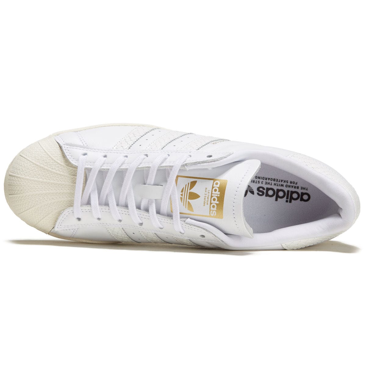 ADIDAS SKATEBOARDING SHOE ADIDAS Adidas Superstar ADV - White Gold