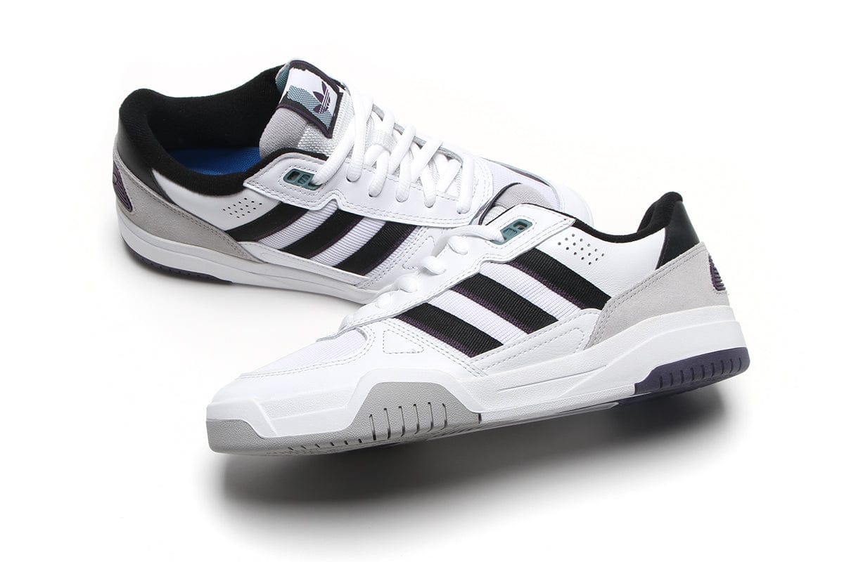 ADIDAS SKATEBOARDING SHOE ADIDAS Adidas Tekkira Cup - White Black Purple