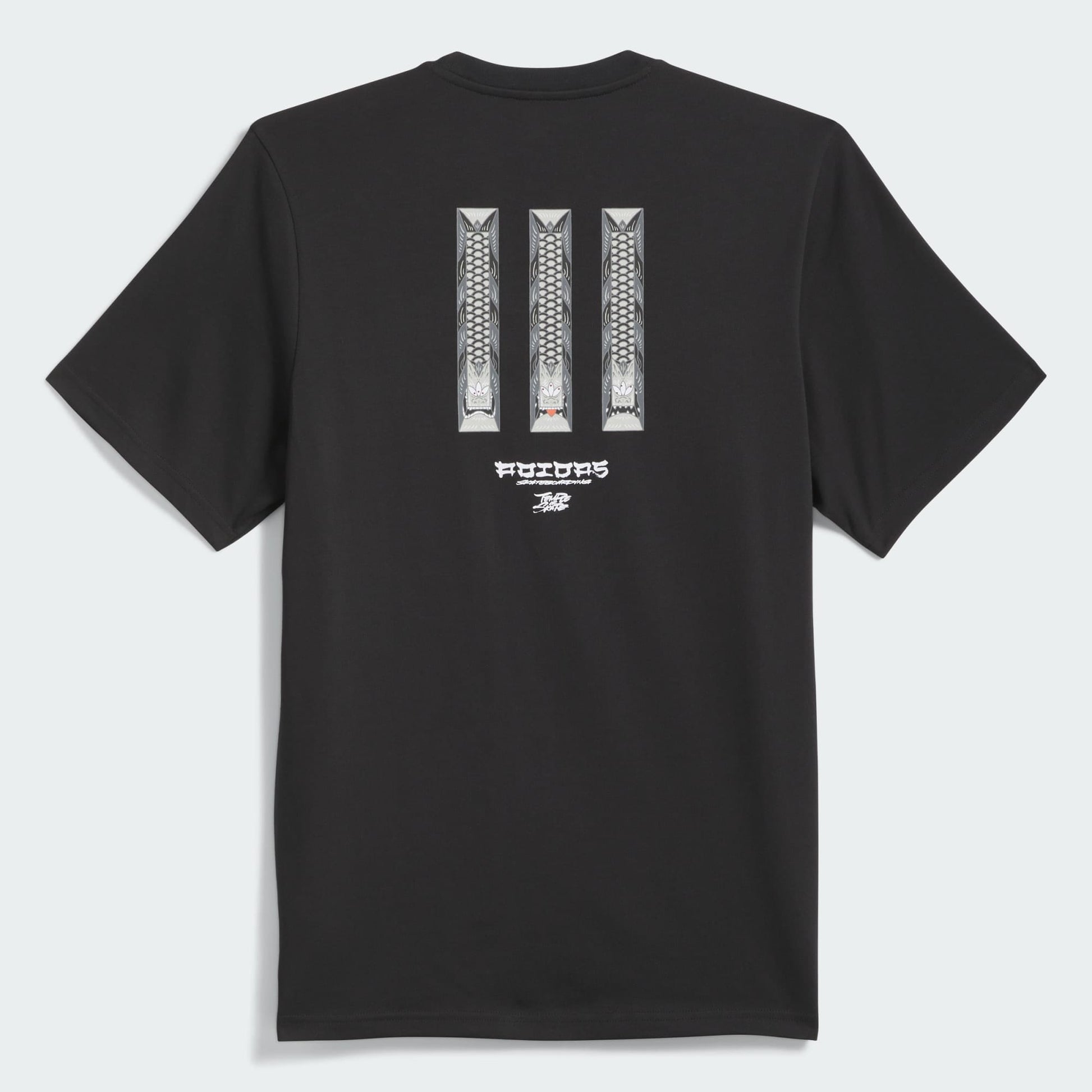 ADIDAS SKATEBOARDING T-SHIRT Adidas Temple of Skate Curb Tee - Black