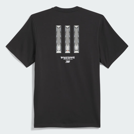 ADIDAS SKATEBOARDING T-SHIRT Adidas Temple of Skate Curb Tee - Black