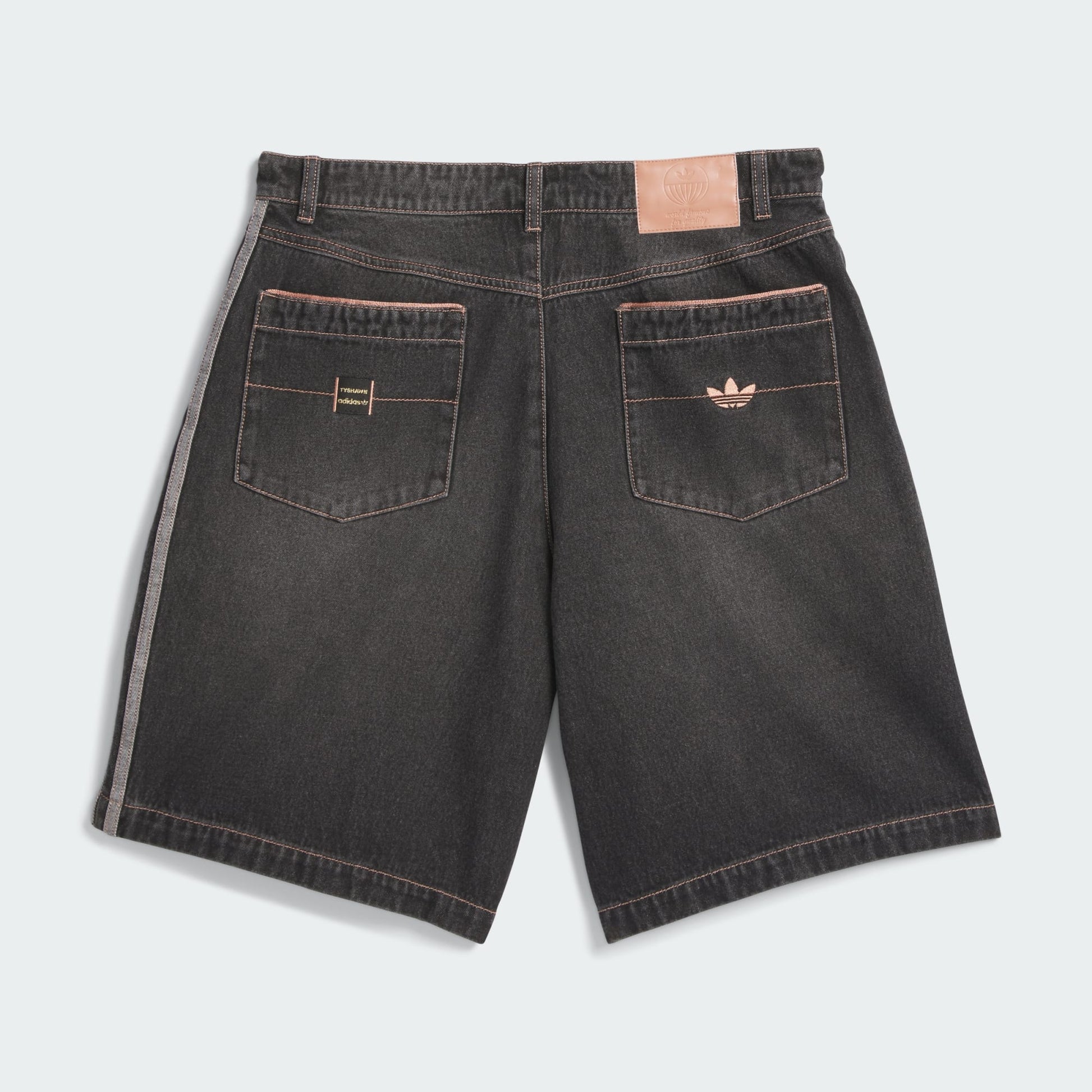 ADIDAS SKATEBOARDING SHORTS Adidas Tyshawn Denim Shorts - Washed Black