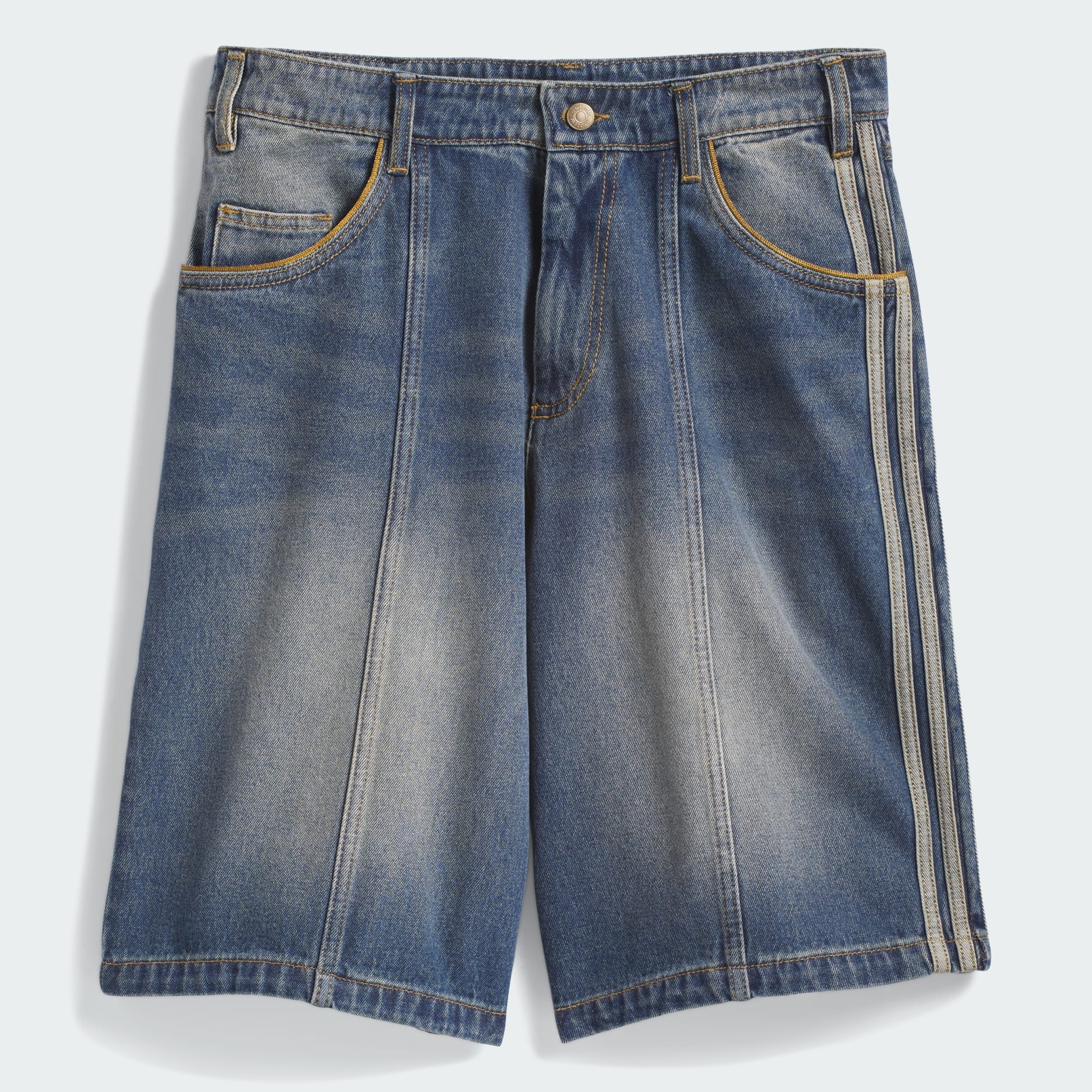 ADIDAS SKATEBOARDING SHORTS Adidas Tyshawn Denim Shorts - Washed Indigo