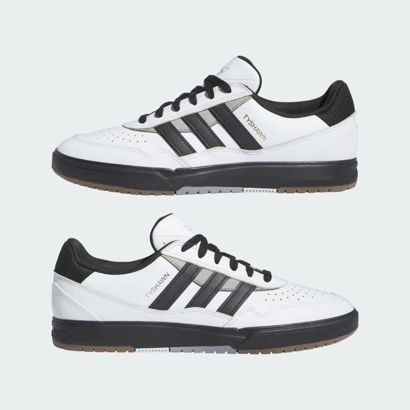 ADIDAS SKATEBOARDING SHOE ADIDAS 11 Adidas Tyshawn II - Crystal White Black