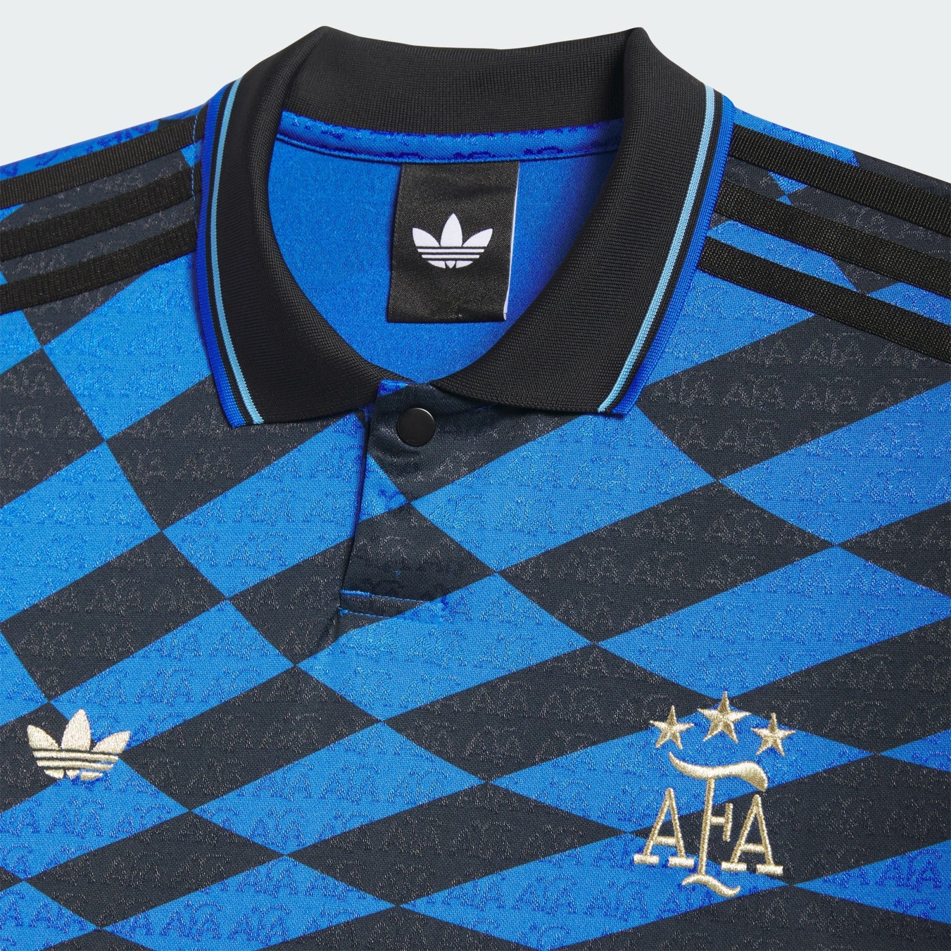 ADIDAS SKATEBOARDING JERSEY Adidas World Cup Jersey - (Thrasher x AFA) Black Blue