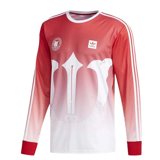 ADIDAS SKATEBOARDING JERSEY M ADIDAS X EVISEN JERSEY - SCARLET WHITE