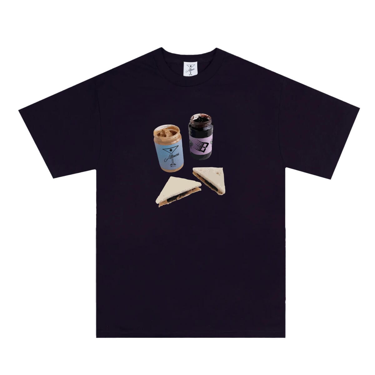 ALLTIMERS T-SHIRT XL Alltimers x Bronze 56K PB & J Tee - Navy