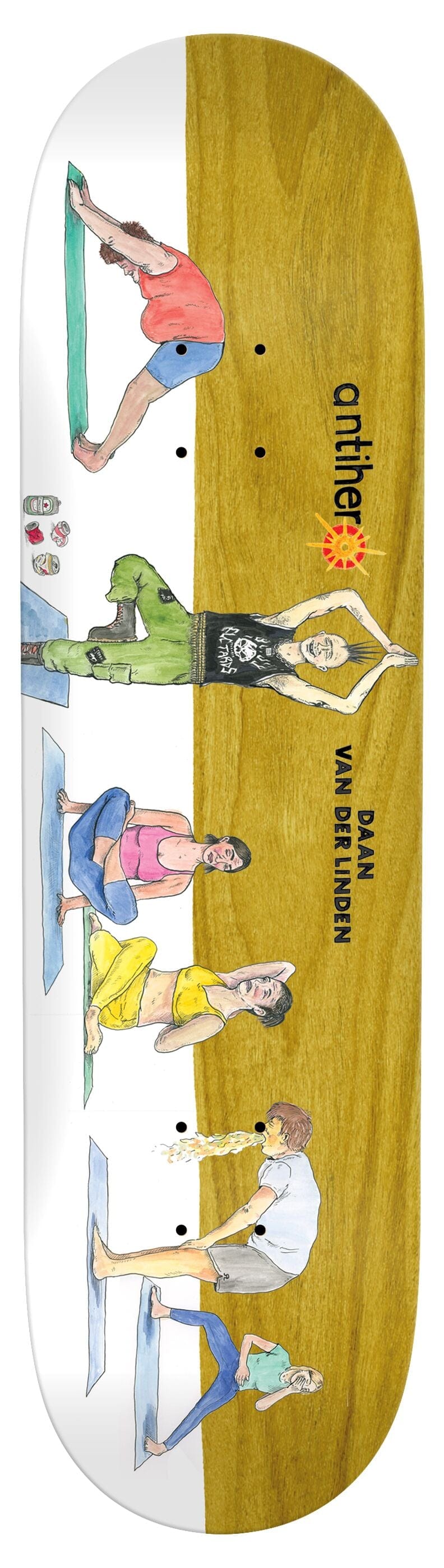 ANTI-HERO DECK 8.3 Anti Hero Daan Fart Yoga Deck - 8.3