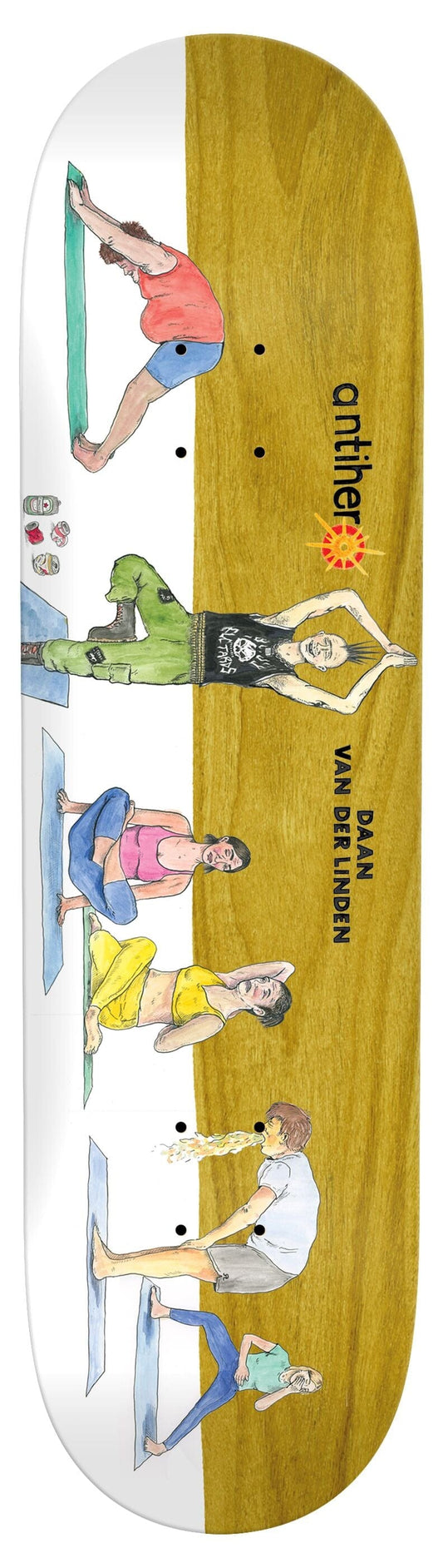 ANTI-HERO DECK 8.3 Anti Hero Daan Fart Yoga Deck - 8.3