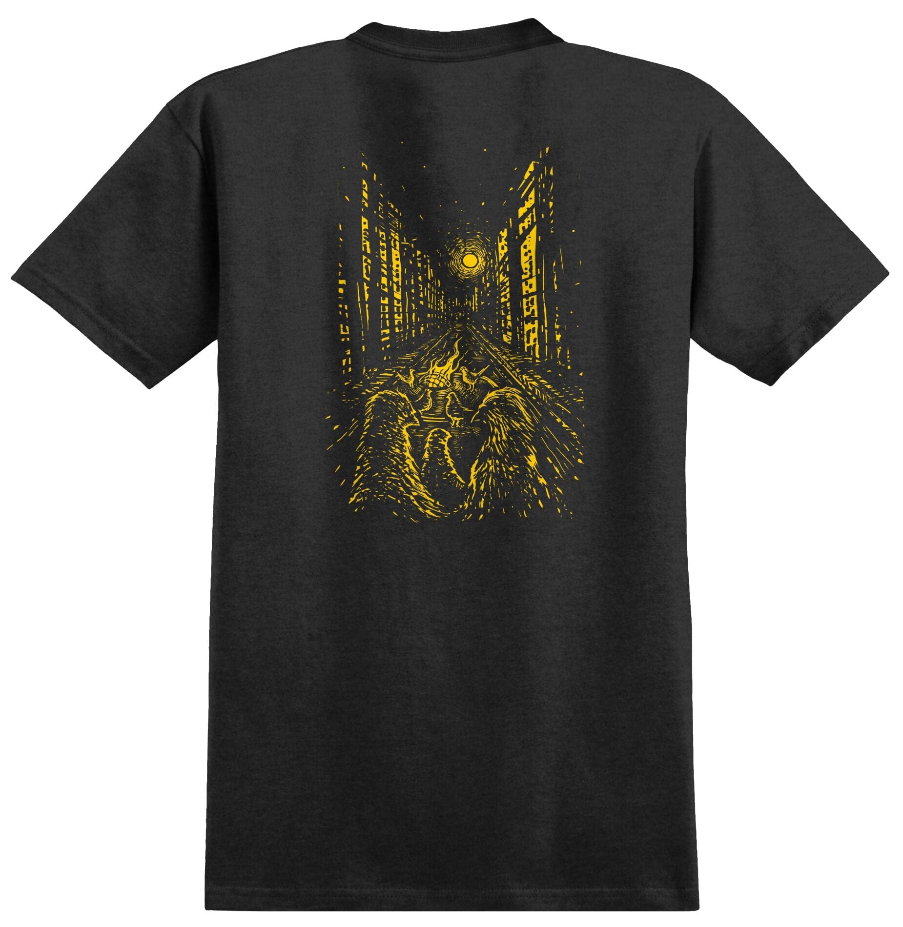 ANTI-HERO T-SHIRT Anti Hero Fireside Tee - Asphalt