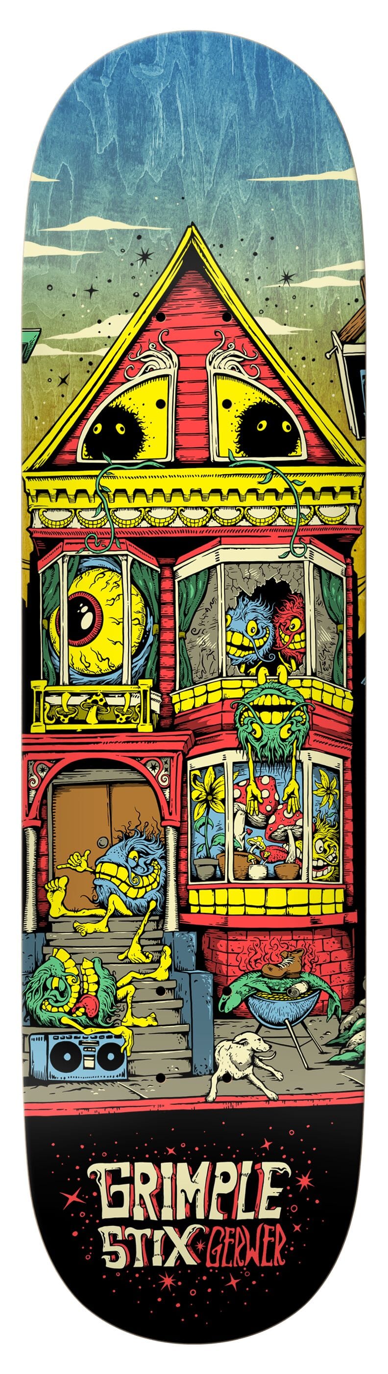 ANTI-HERO DECK 8.25 Anti Hero Grimple Gerwer Victorian Deck - 8.25