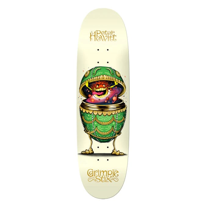 ANTI-HERO DECK 8.75 Anti-Hero Grimple Hewitt Fabrage Shaped Deck - 8.75