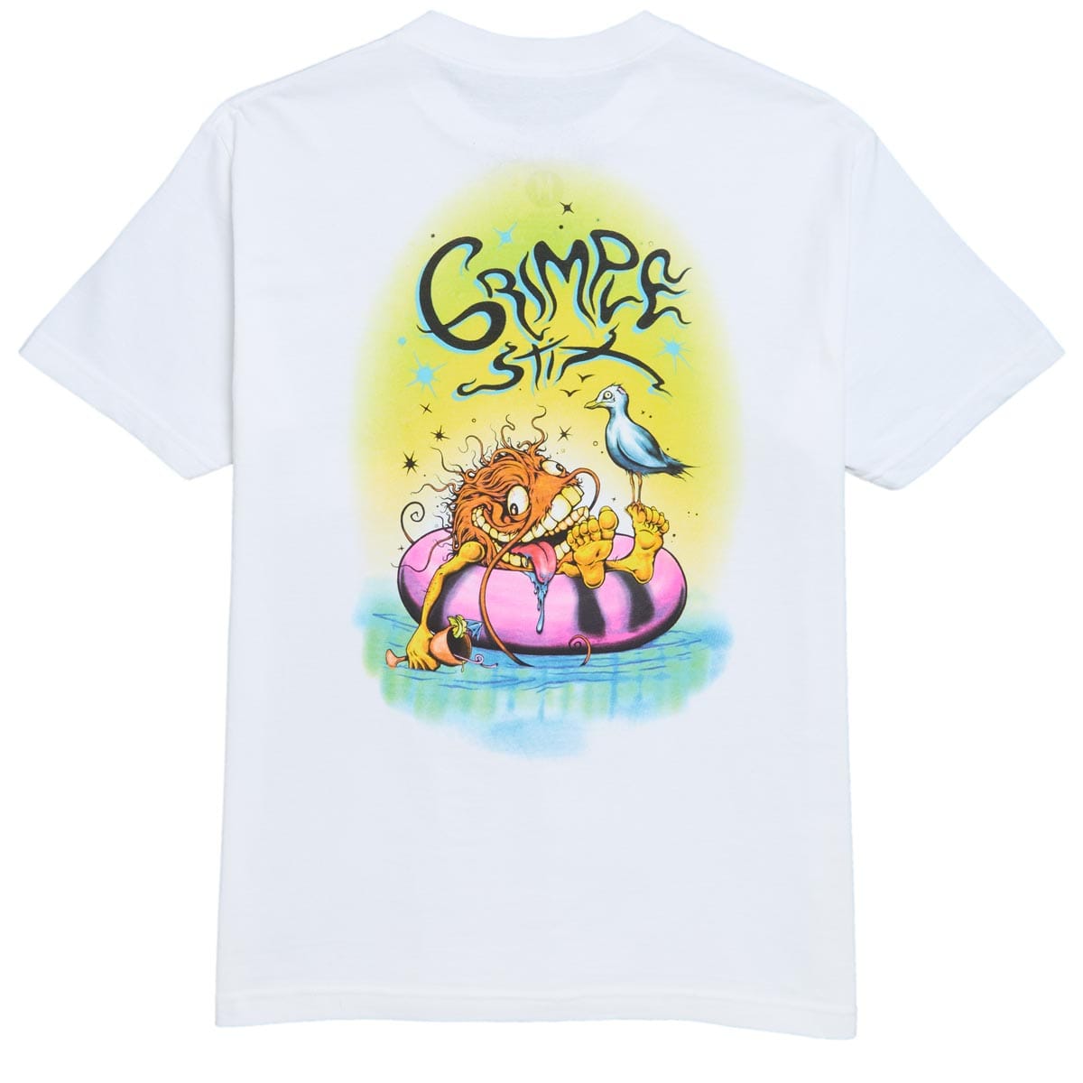 ANTI-HERO T-SHIRT Anti-Hero Grimple Stix Beach Tee - White