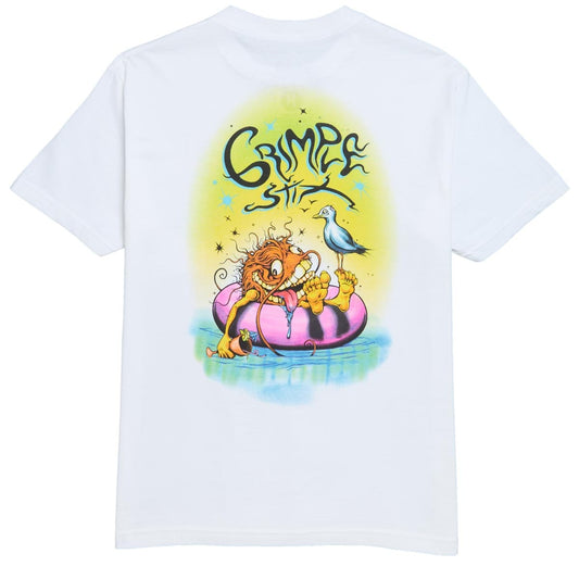 ANTI-HERO T-SHIRT Anti-Hero Grimple Stix Beach Tee - White