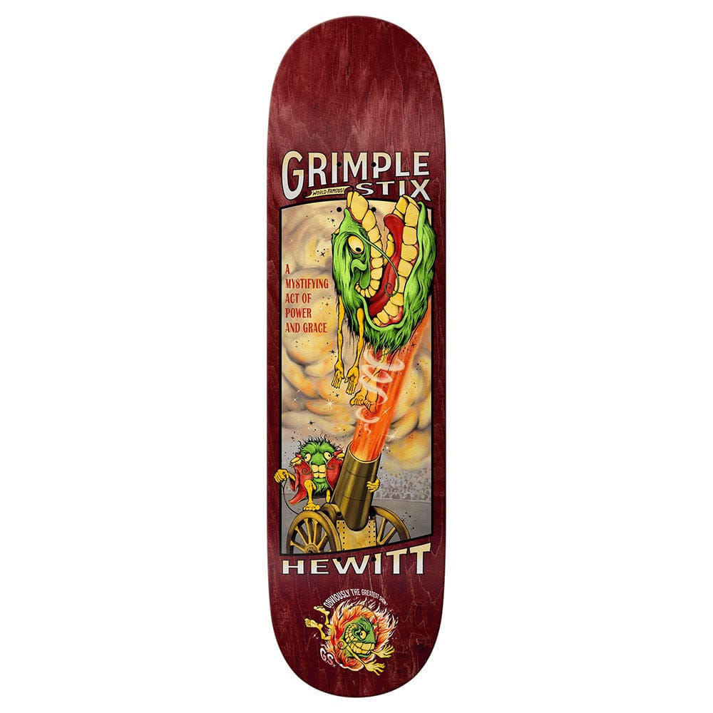 ANTI-HERO DECK 8.3 Anti-Hero Grimple Stix Hewitt Obvious Greats Deck - 8.3