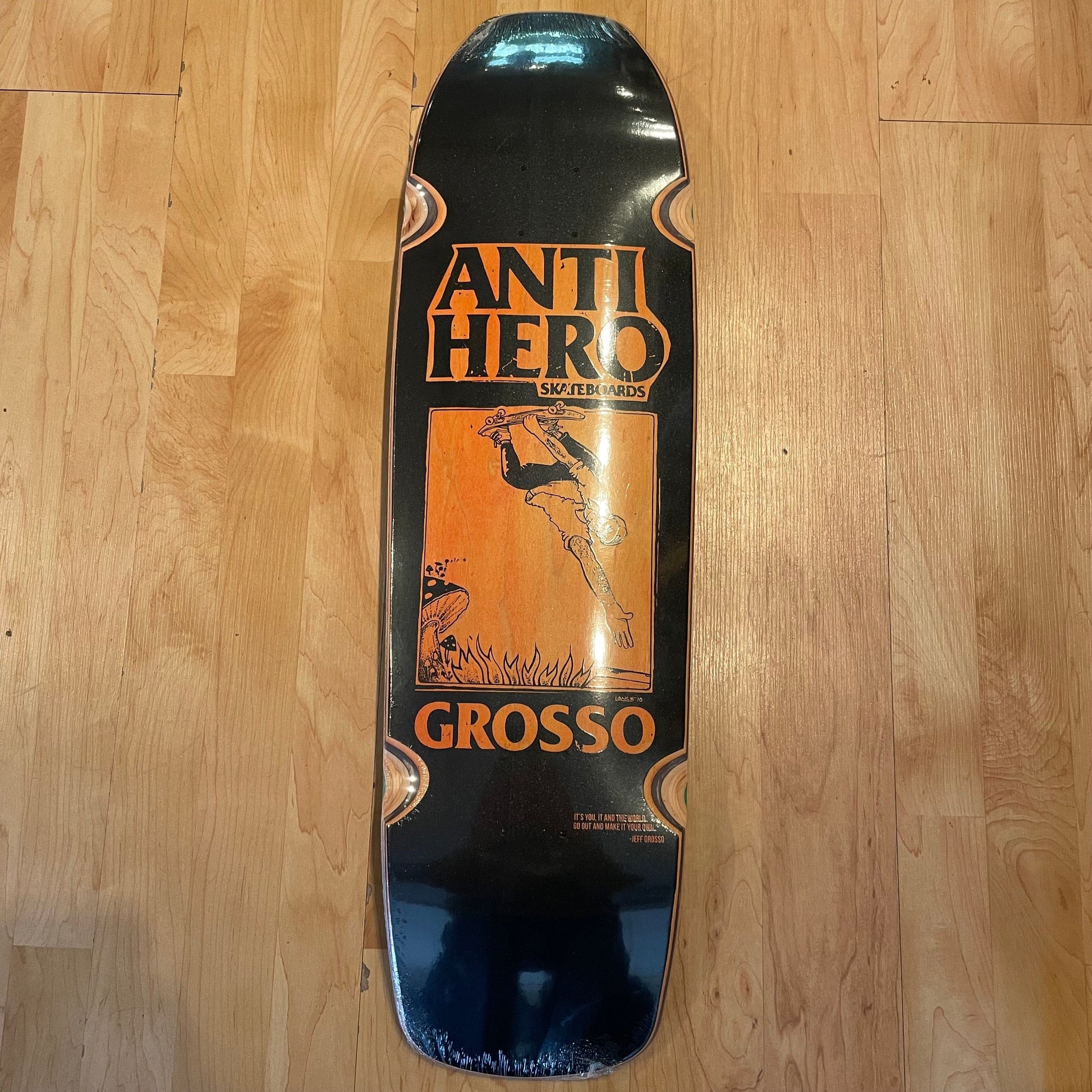 ANTI-HERO DECK 9.25 Anti-Hero Grosso By Lance WW Black Deck - 9.25