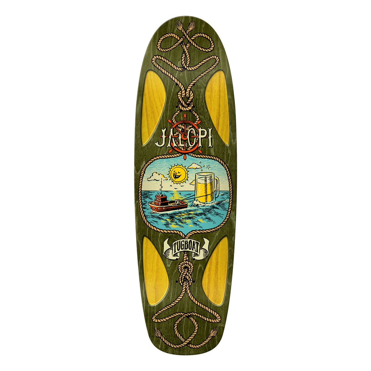ANTI-HERO DECK 9.8 Anti-Hero Jalopi Tugboat Shaped Deck - 9.8
